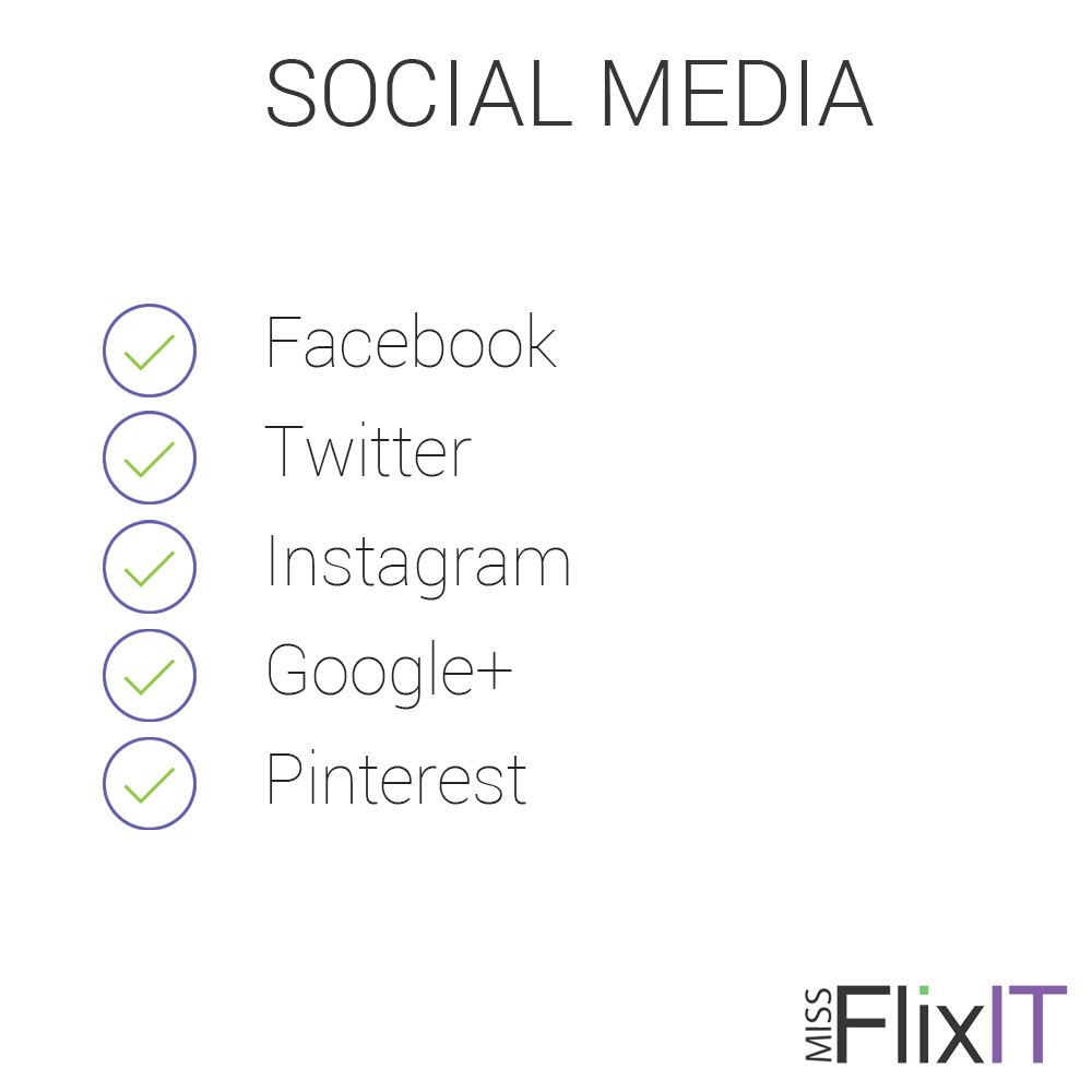 Social Media Setup and Maintenance by Miss FlixIT